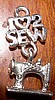 Linked Love to Sew Charm