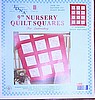 9" Nursery Quilt Squares -- 4 designs