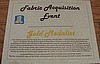 Fabric Acquisition Even Gold Medal Certificate