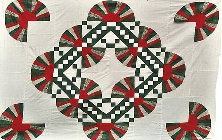 Mom's Christmas Scrap Quilt