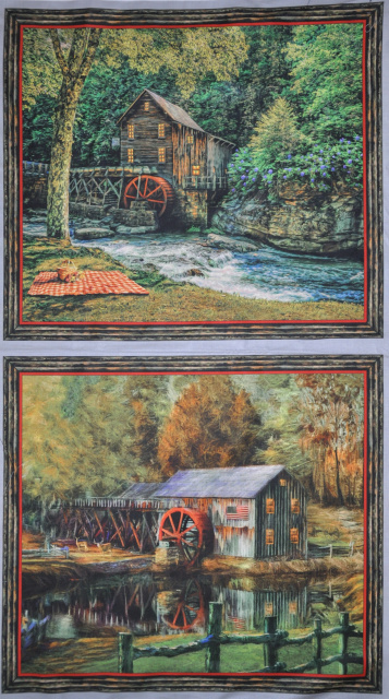 Digital Artworks Mills from Quilting Treasures