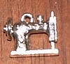 Sewing Machine Pewter Charm