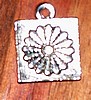 Dresden Plate Quilt Block Pewter Charm